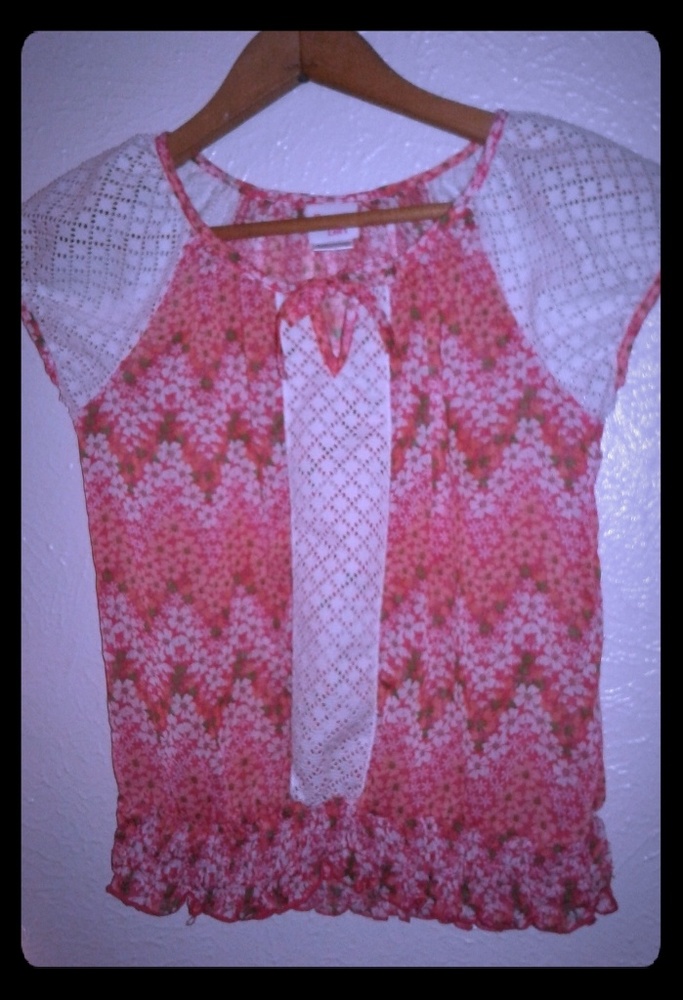 Girls Floral Blouse
